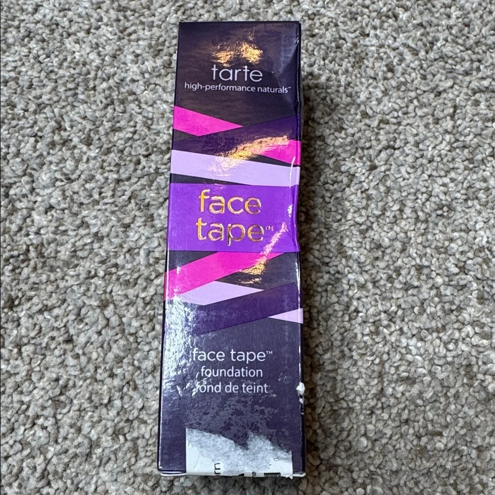 Tarte Face Tape Foundation 53N Deep Neutral Full Coverage Vegan NWT